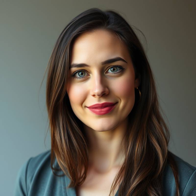 Headshot of Bronte Hughes, a seasoned filmmaker and founder of Lights, Camera, Action!