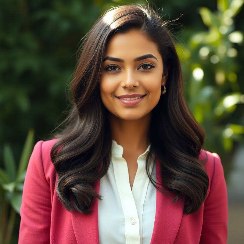 Headshot of Serena Patel, a renowned cinematographer and instructor at Lights, Camera, Action!